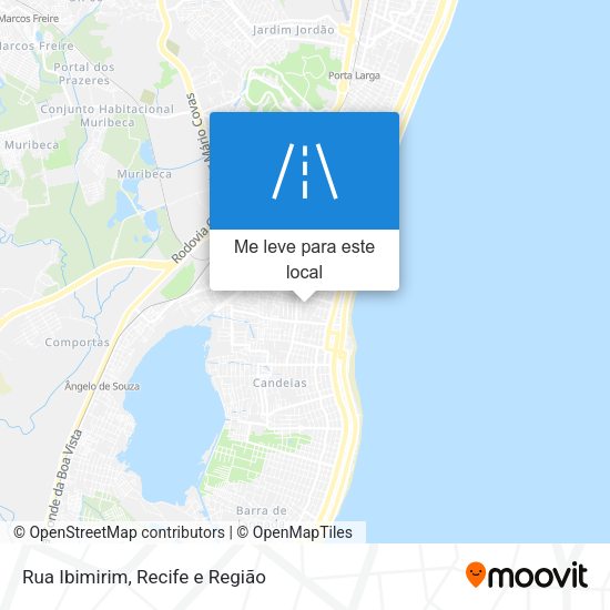 Rua Ibimirim mapa