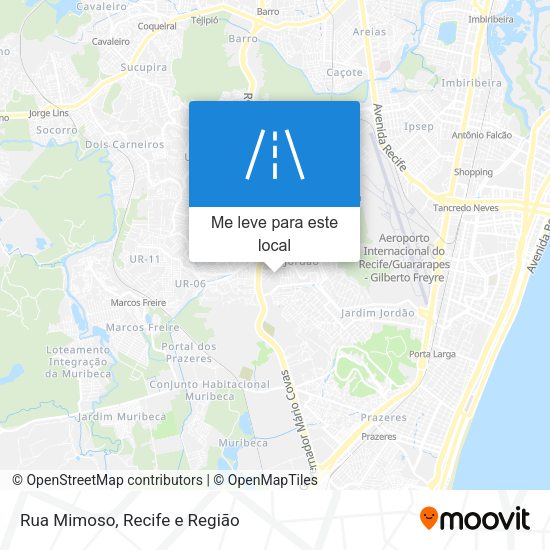 Rua Mimoso mapa
