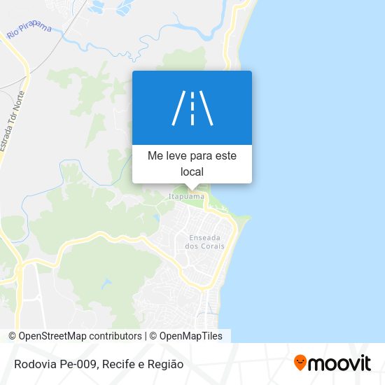 Rodovia Pe-009 mapa