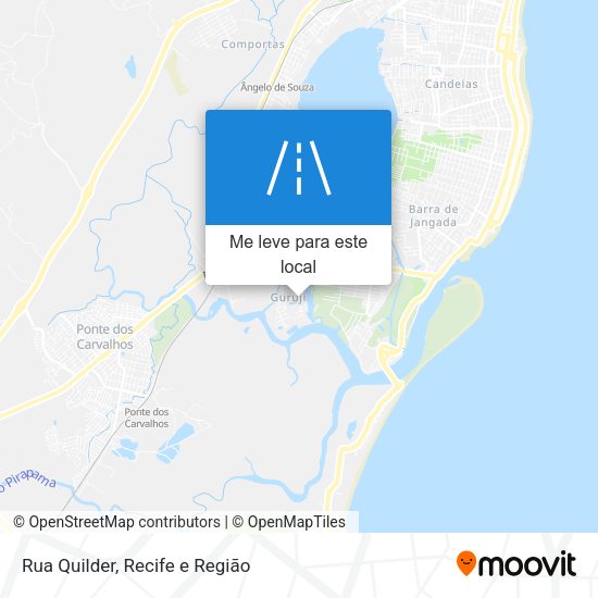 Rua Quilder mapa