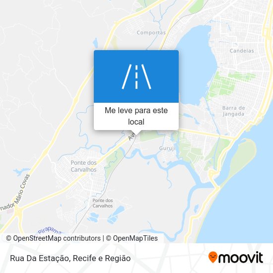Rua Da Estação mapa