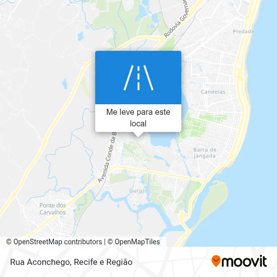 Rua Aconchego mapa
