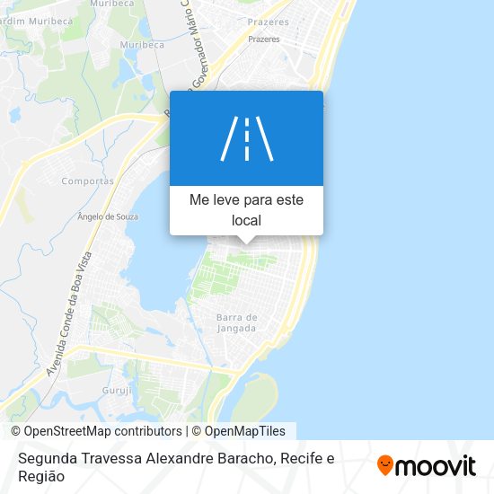Segunda Travessa Alexandre Baracho mapa