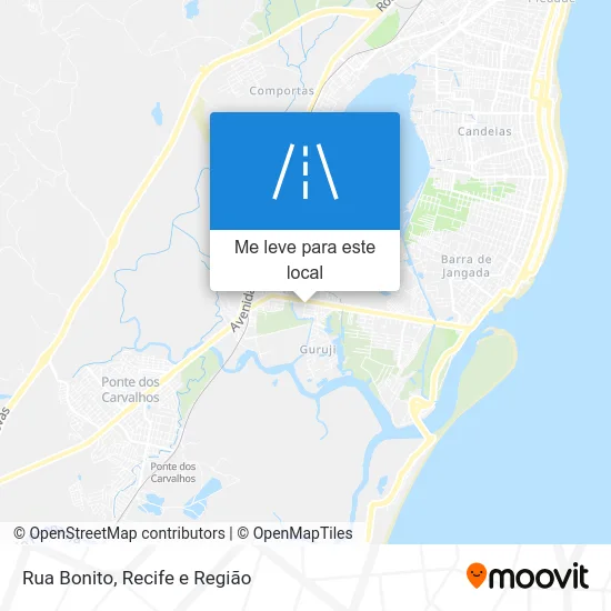 Rua Bonito mapa