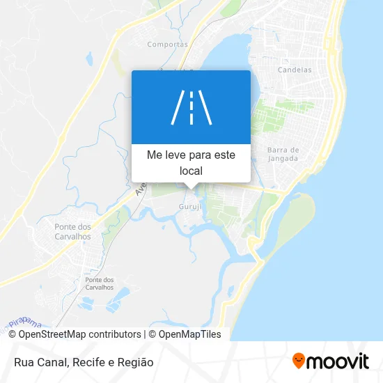 Rua Canal mapa