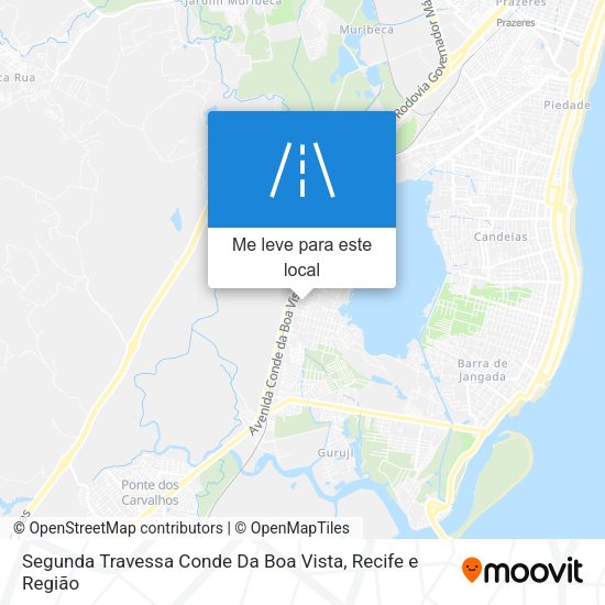 Segunda Travessa Conde Da Boa Vista mapa
