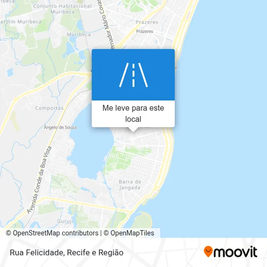 Rua Felicidade mapa