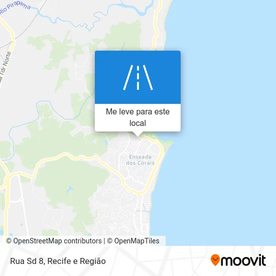 Rua Sd 8 mapa