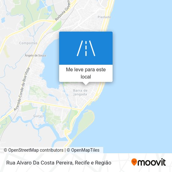 Rua Alvaro Da Costa Pereira mapa