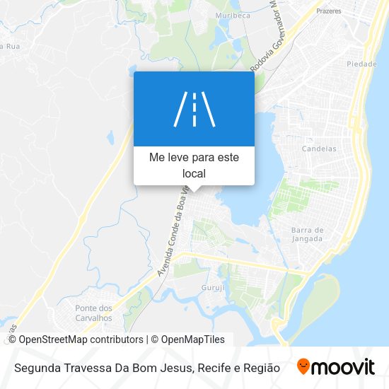 Segunda Travessa Da Bom Jesus mapa