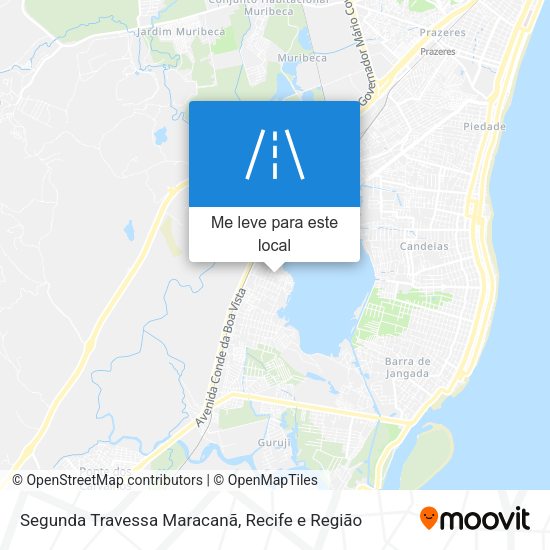 Segunda Travessa Maracanã mapa