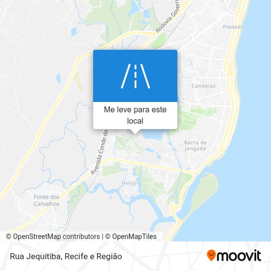 Rua Jequitiba mapa