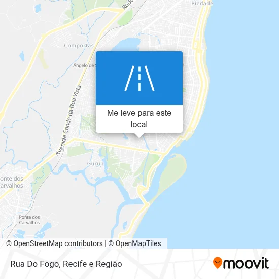 Rua Do Fogo mapa