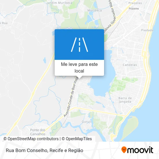 Rua Bom Conselho mapa