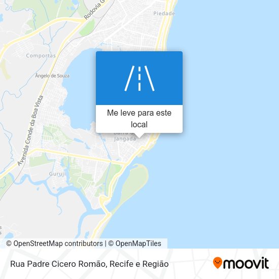 Rua Padre Cicero Romão mapa
