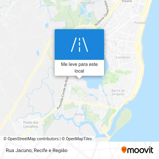 Rua Jacuno mapa