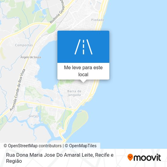 Rua Dona Maria Jose Do Amaral Leite mapa