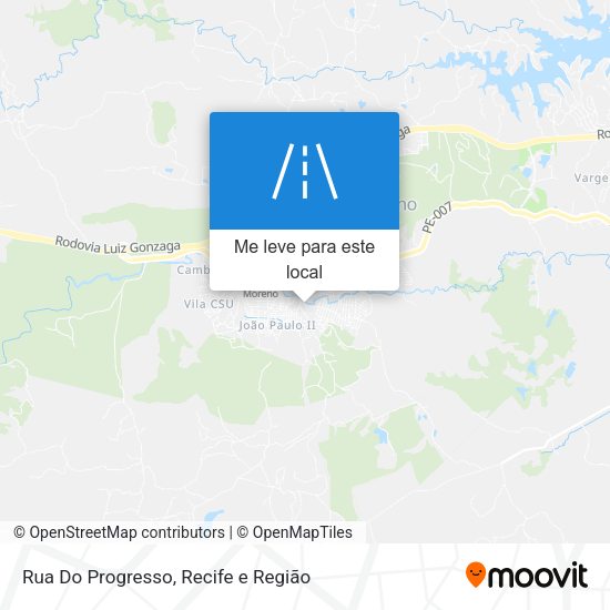 Rua Do Progresso mapa