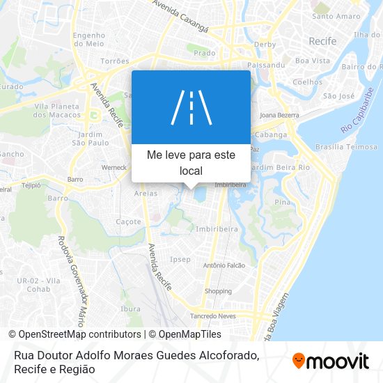 Rua Doutor Adolfo Moraes Guedes Alcoforado mapa