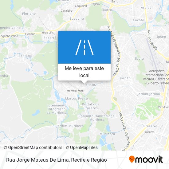 Rua Jorge Mateus De Lima mapa