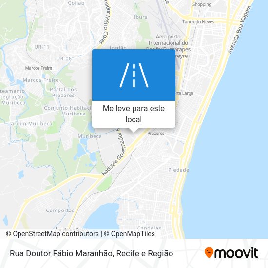 Rua Doutor Fábio Maranhão mapa