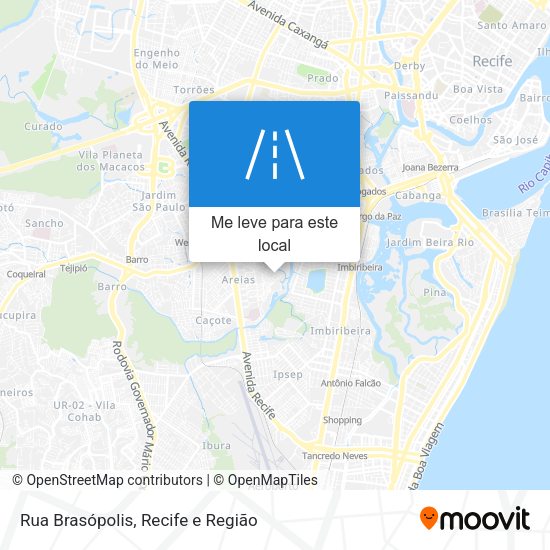 Rua Brasópolis mapa