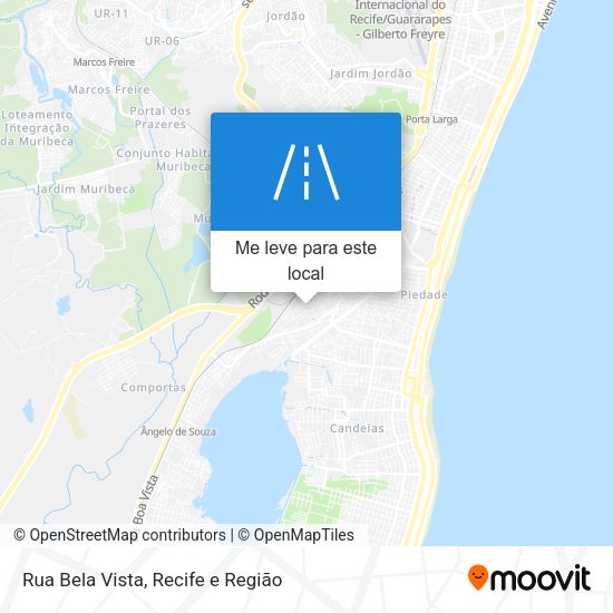 Rua Bela Vista mapa