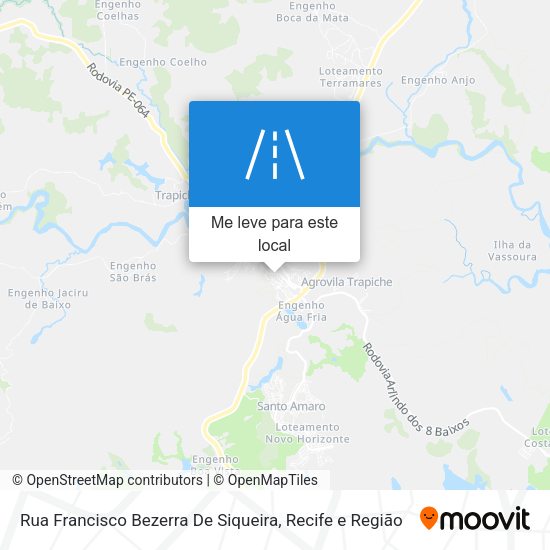 Rua Francisco Bezerra De Siqueira mapa