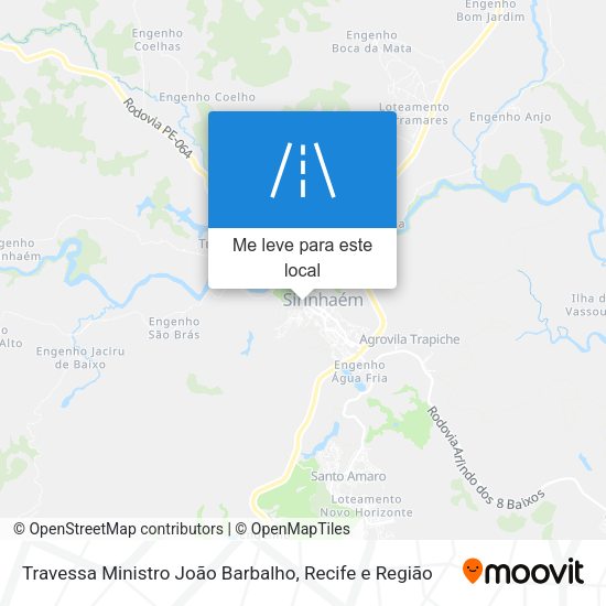 Travessa Ministro João Barbalho mapa