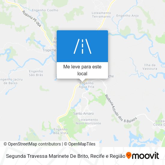 Segunda Travessa Marinete De Brito mapa