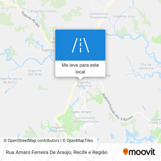 Rua Amaro Ferreira De Araújo mapa