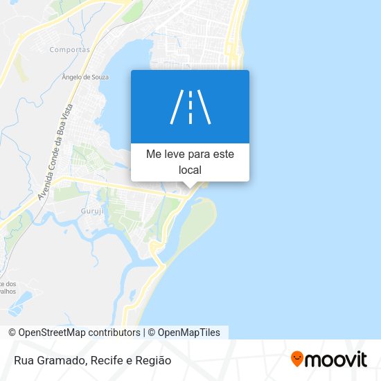 Rua Gramado mapa