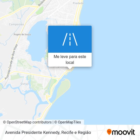 Avenida Presidente Kennedy mapa