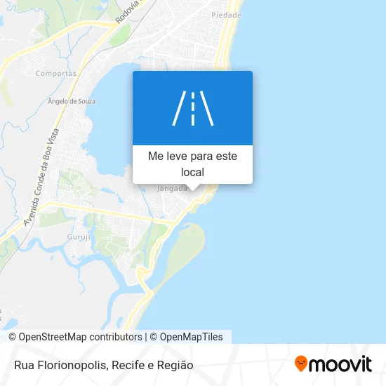 Rua Florionopolis mapa