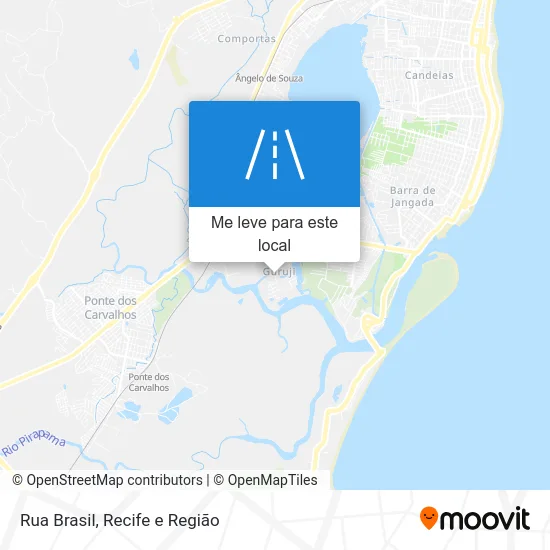 Rua Brasil mapa