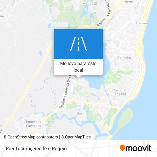 Rua Tucurui mapa