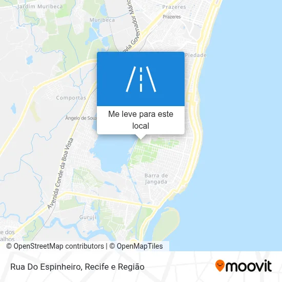 Rua Do Espinheiro mapa