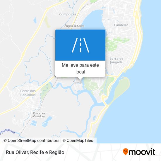 Rua Olivar mapa