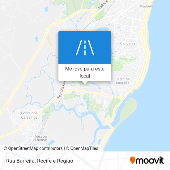 Rua Barreira mapa