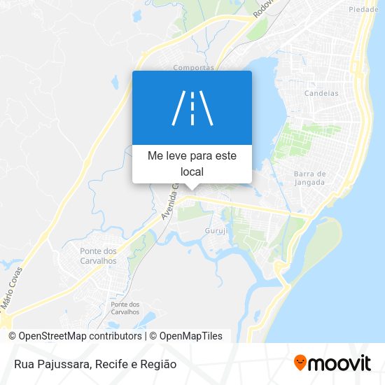 Rua Pajussara mapa