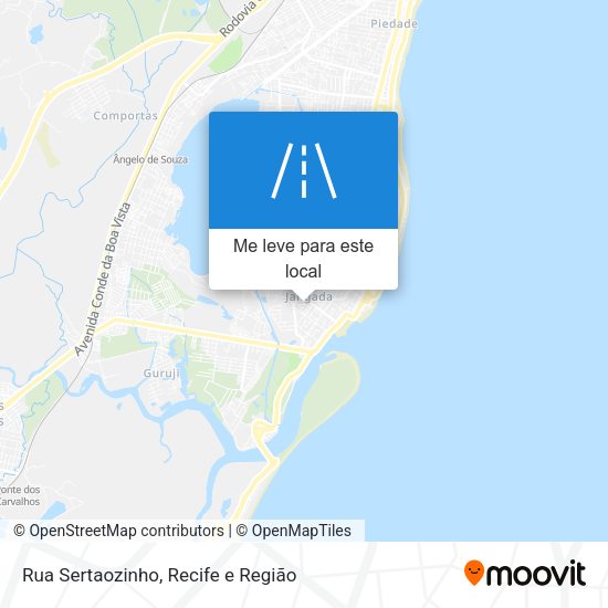 Rua Sertaozinho mapa