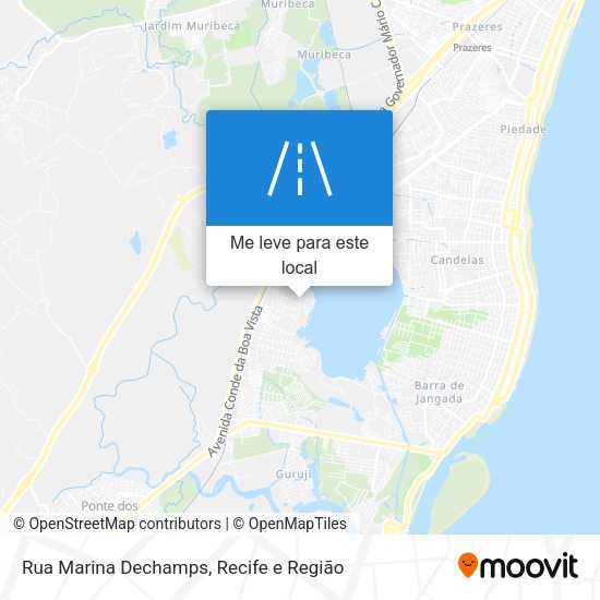 Rua Marina Dechamps mapa