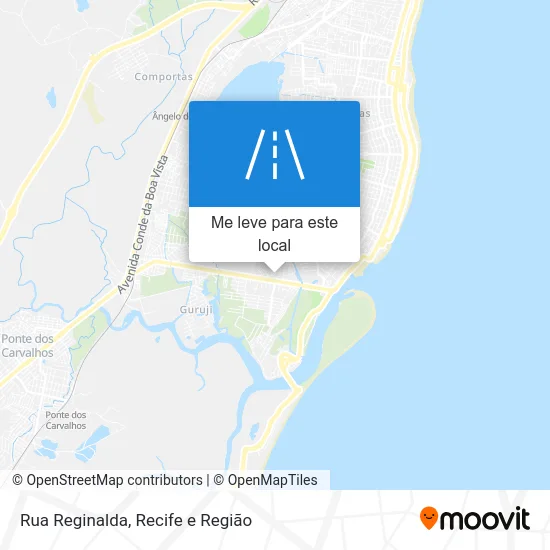 Rua Reginalda mapa