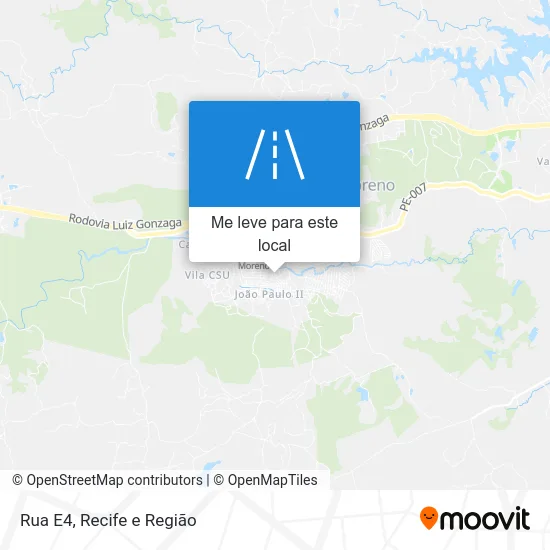 Rua E4 mapa