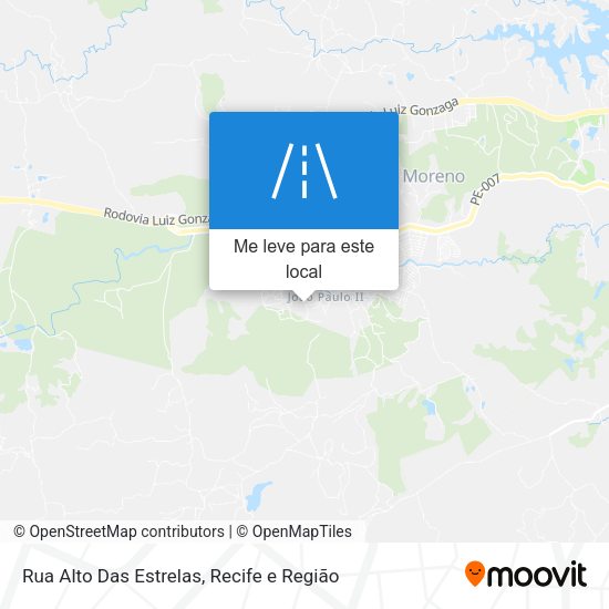 Rua Alto Das Estrelas mapa