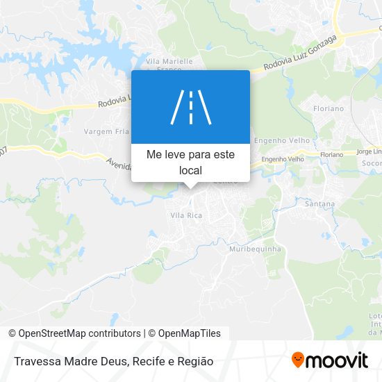 Travessa Madre Deus mapa