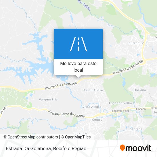 Estrada Da Goiabeira mapa