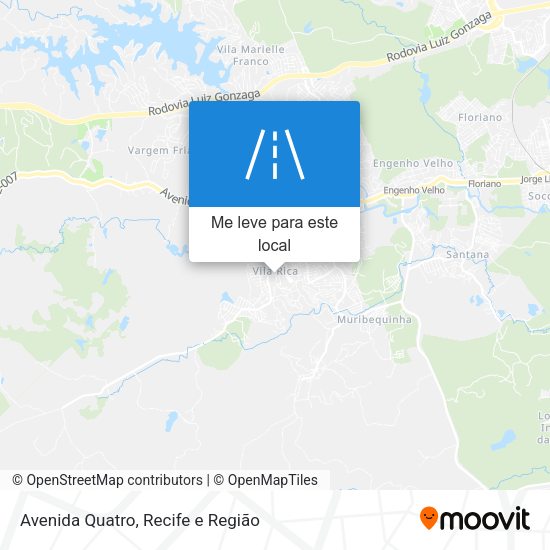 Avenida Quatro mapa