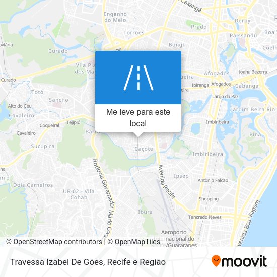 Travessa Izabel De Góes mapa