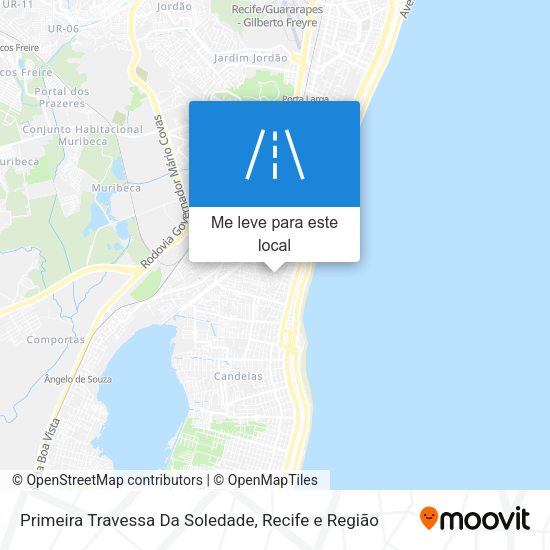 Primeira Travessa Da Soledade mapa